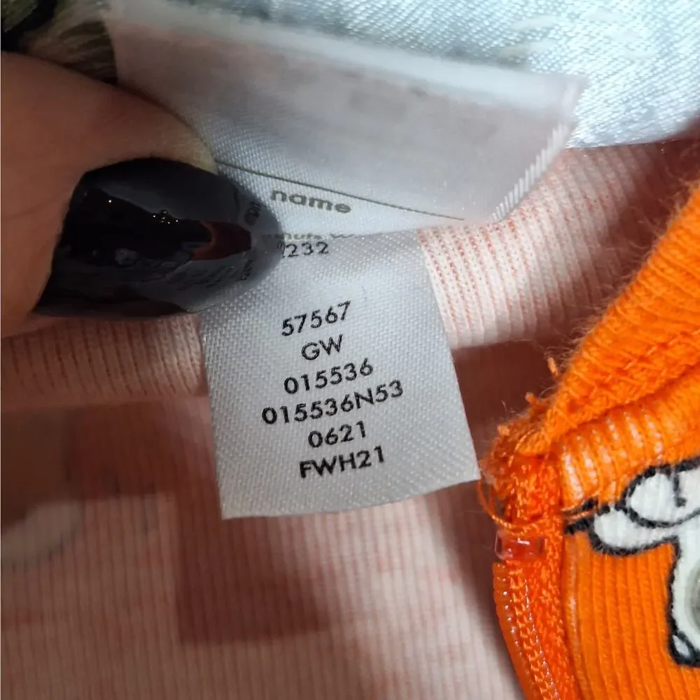 Hanna Andersson Peanuts Snoopy Halloween Sleeper Pajama 3T Cotton Pumpkin